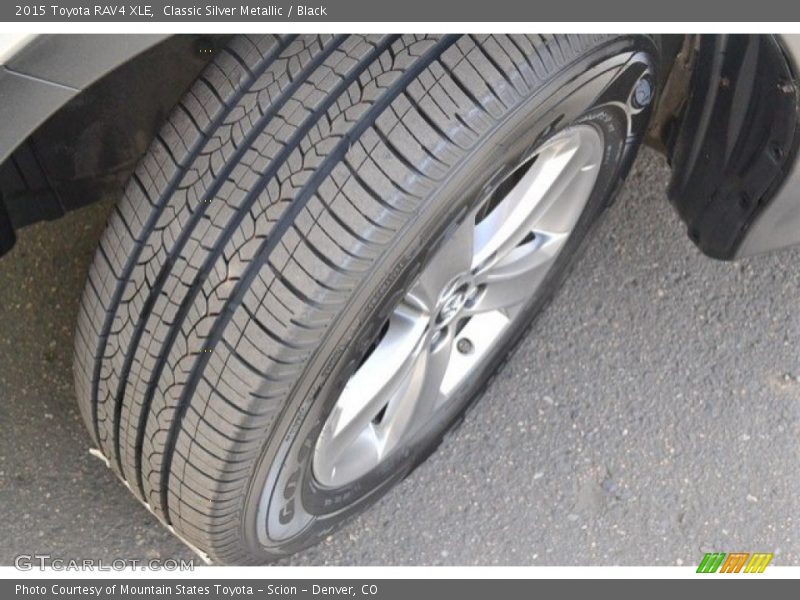 Classic Silver Metallic / Black 2015 Toyota RAV4 XLE