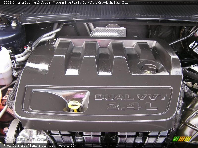 Modern Blue Pearl / Dark Slate Gray/Light Slate Gray 2008 Chrysler Sebring LX Sedan