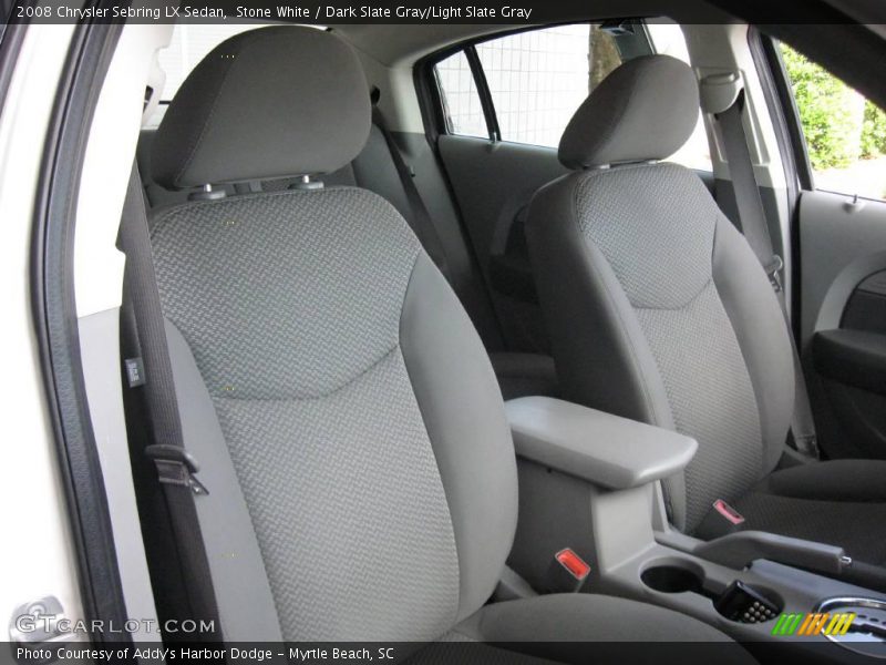 Stone White / Dark Slate Gray/Light Slate Gray 2008 Chrysler Sebring LX Sedan