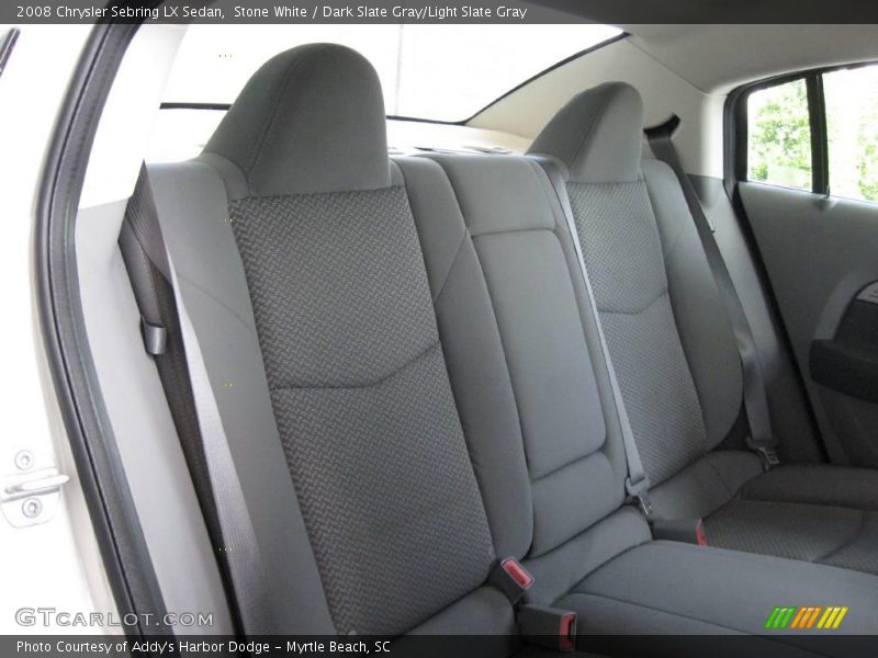 Stone White / Dark Slate Gray/Light Slate Gray 2008 Chrysler Sebring LX Sedan