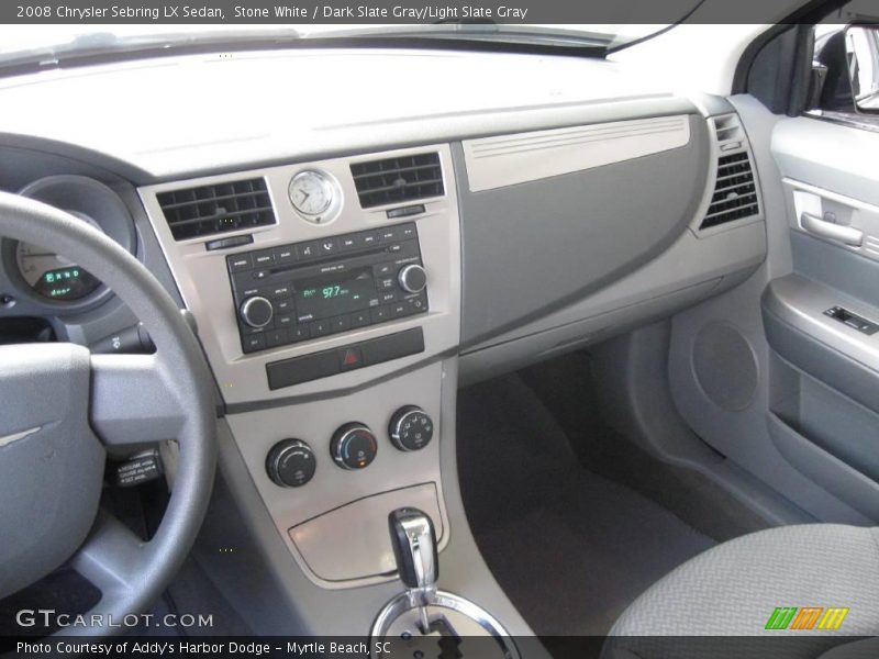Stone White / Dark Slate Gray/Light Slate Gray 2008 Chrysler Sebring LX Sedan
