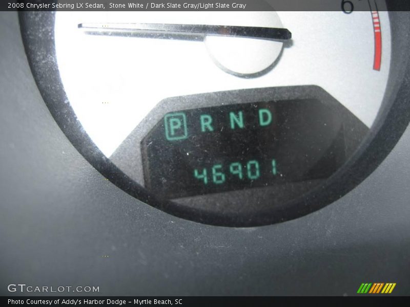 Stone White / Dark Slate Gray/Light Slate Gray 2008 Chrysler Sebring LX Sedan