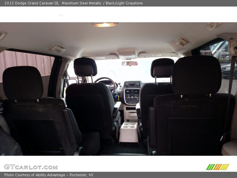 Maximum Steel Metallic / Black/Light Graystone 2013 Dodge Grand Caravan SE