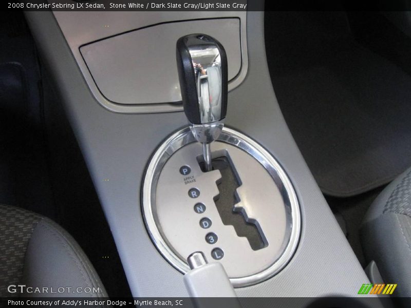Stone White / Dark Slate Gray/Light Slate Gray 2008 Chrysler Sebring LX Sedan