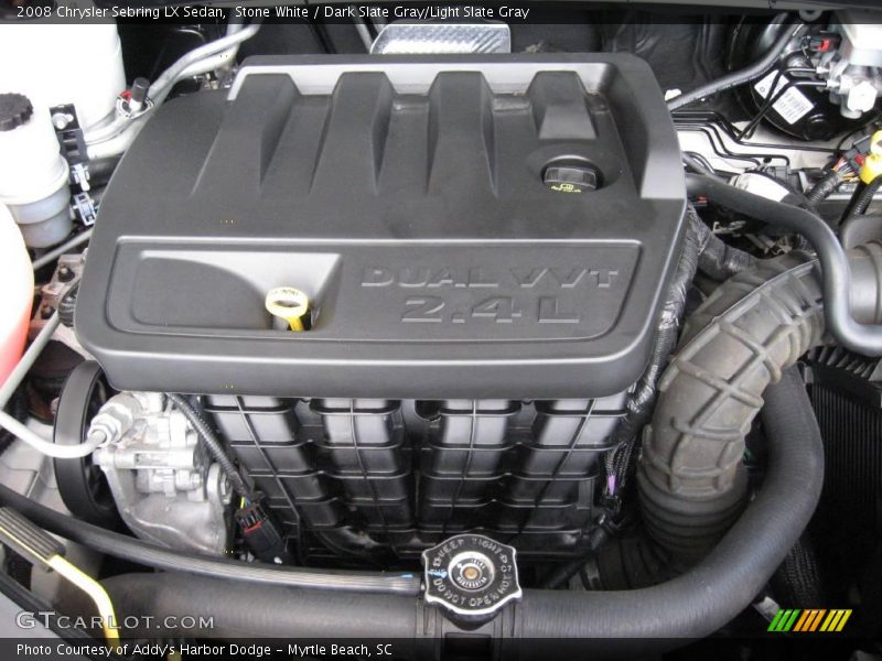 Stone White / Dark Slate Gray/Light Slate Gray 2008 Chrysler Sebring LX Sedan