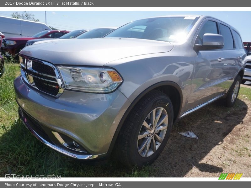 Billet Metallic / Black 2017 Dodge Durango SXT