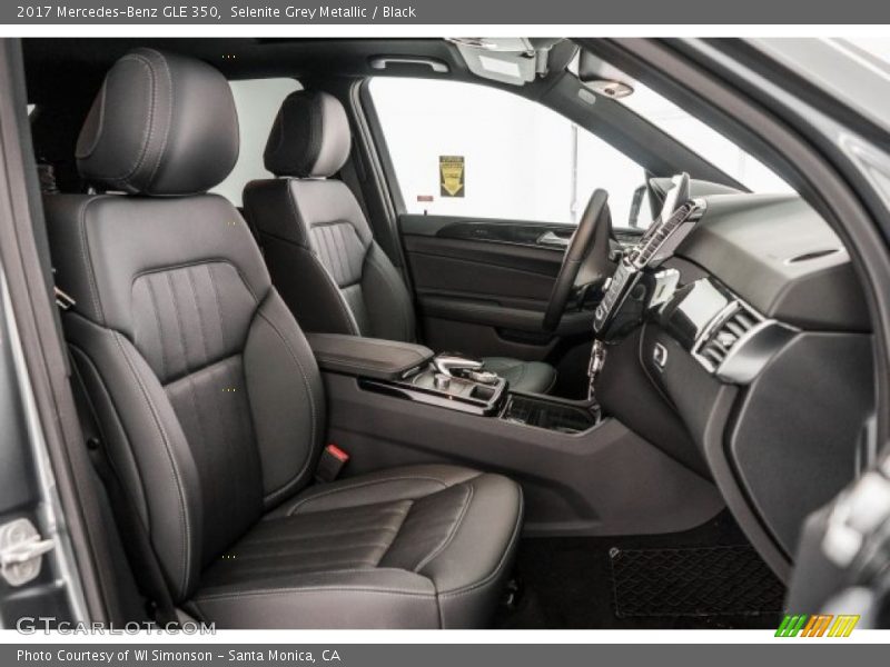 Selenite Grey Metallic / Black 2017 Mercedes-Benz GLE 350