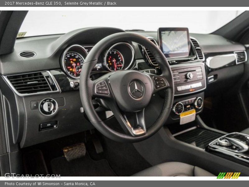 Selenite Grey Metallic / Black 2017 Mercedes-Benz GLE 350