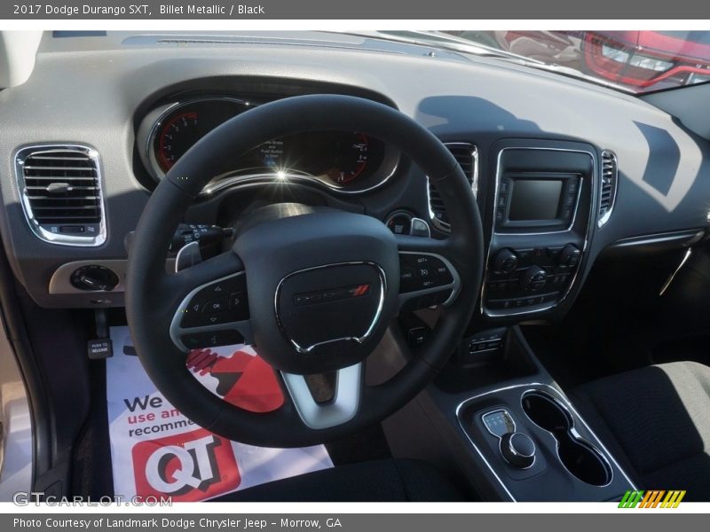 Billet Metallic / Black 2017 Dodge Durango SXT