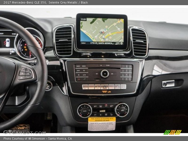 Selenite Grey Metallic / Black 2017 Mercedes-Benz GLE 350