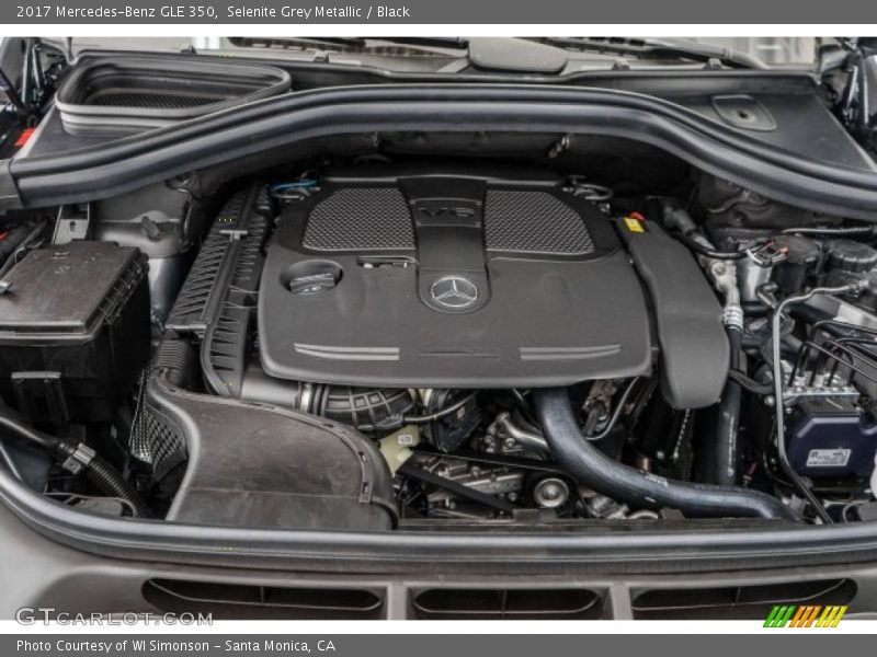 Selenite Grey Metallic / Black 2017 Mercedes-Benz GLE 350