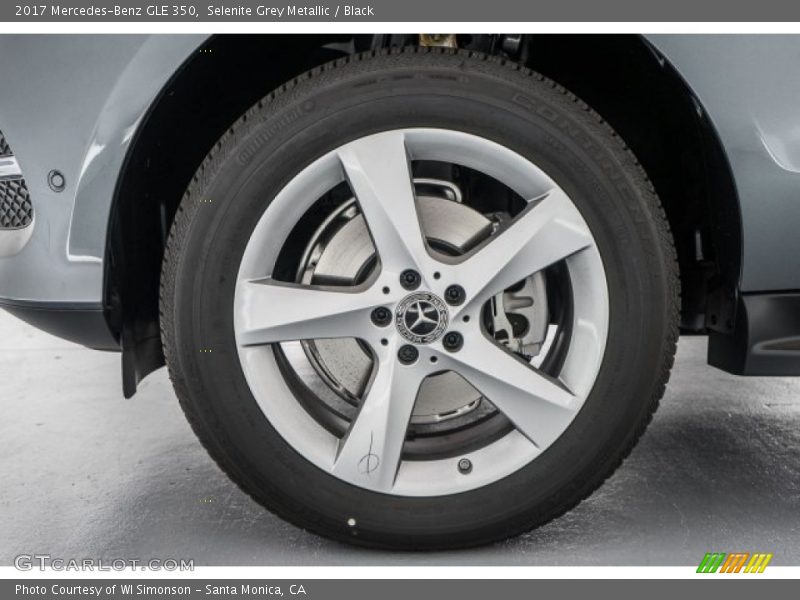 Selenite Grey Metallic / Black 2017 Mercedes-Benz GLE 350