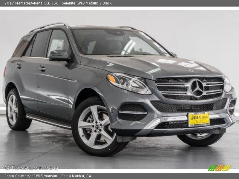 Selenite Grey Metallic / Black 2017 Mercedes-Benz GLE 350