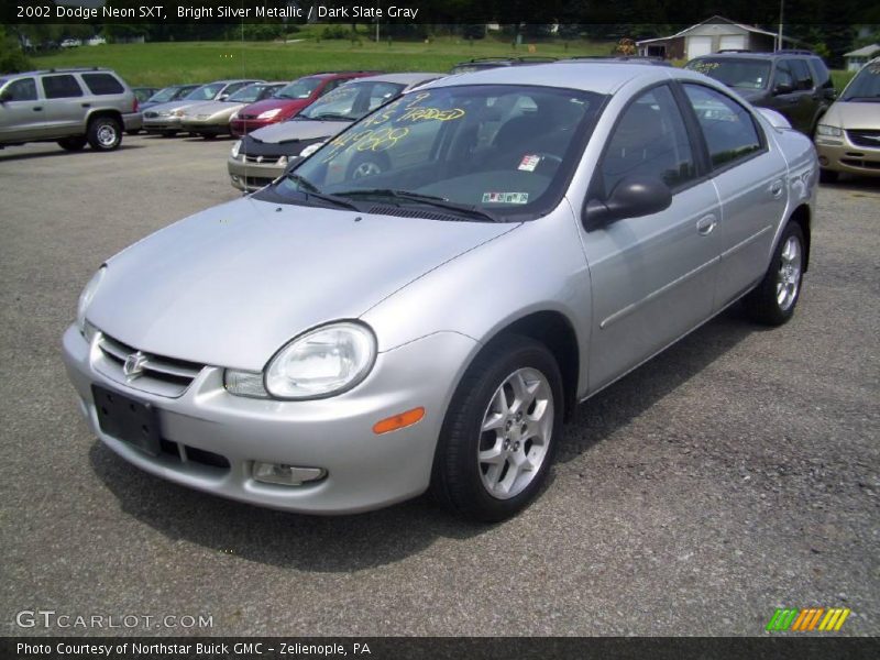 Bright Silver Metallic / Dark Slate Gray 2002 Dodge Neon SXT