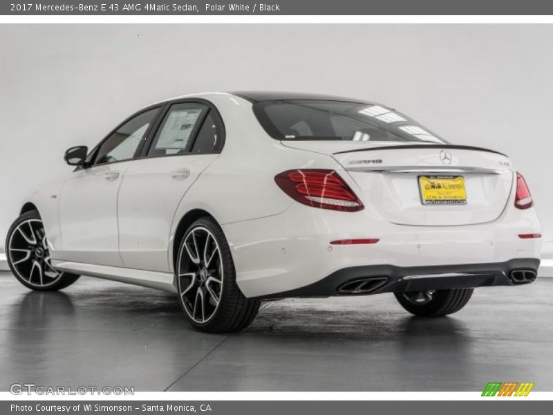 Polar White / Black 2017 Mercedes-Benz E 43 AMG 4Matic Sedan