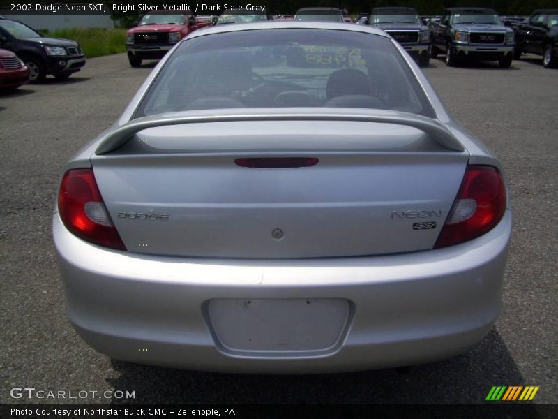 Bright Silver Metallic / Dark Slate Gray 2002 Dodge Neon SXT