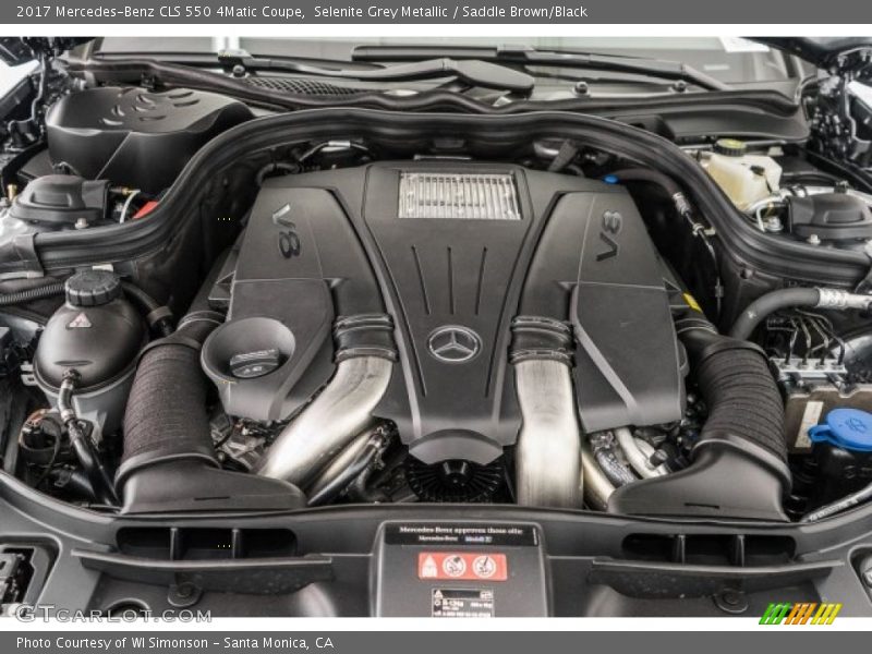  2017 CLS 550 4Matic Coupe Engine - 4.7 Liter DI biturbo DOHC 32-Valve VVT V8
