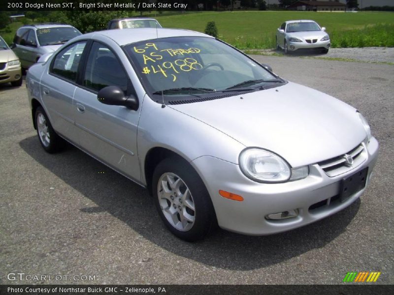 Bright Silver Metallic / Dark Slate Gray 2002 Dodge Neon SXT