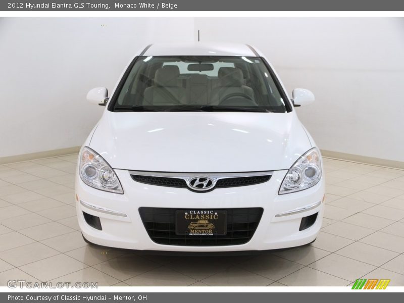 Monaco White / Beige 2012 Hyundai Elantra GLS Touring