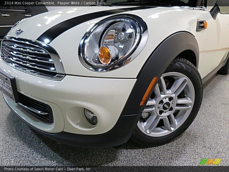 Pepper White / Carbon Black 2014 Mini Cooper Convertible