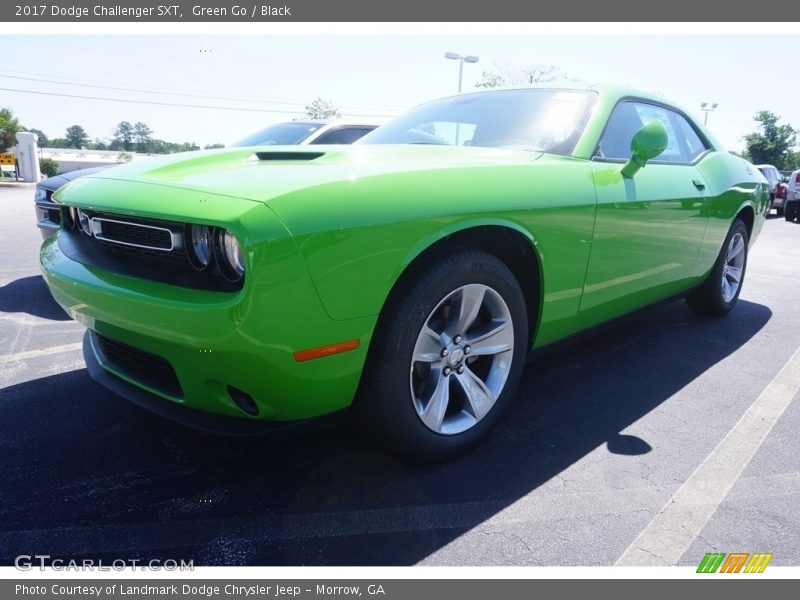 Green Go / Black 2017 Dodge Challenger SXT