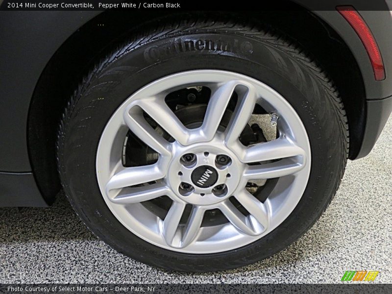 Pepper White / Carbon Black 2014 Mini Cooper Convertible