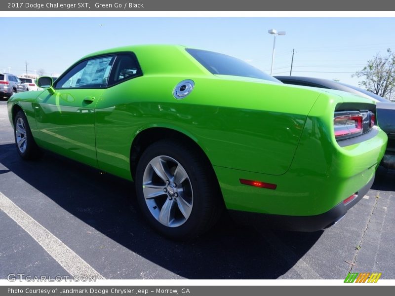 Green Go / Black 2017 Dodge Challenger SXT