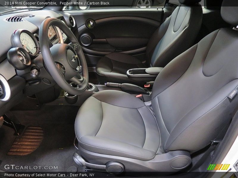 Pepper White / Carbon Black 2014 Mini Cooper Convertible