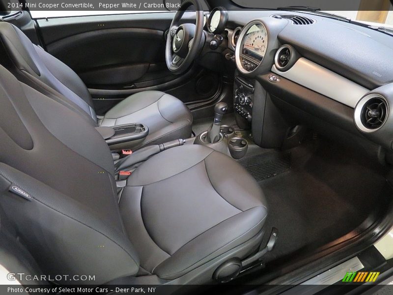 Pepper White / Carbon Black 2014 Mini Cooper Convertible
