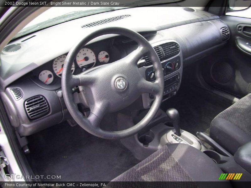 Bright Silver Metallic / Dark Slate Gray 2002 Dodge Neon SXT