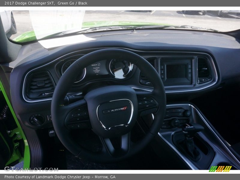 Green Go / Black 2017 Dodge Challenger SXT