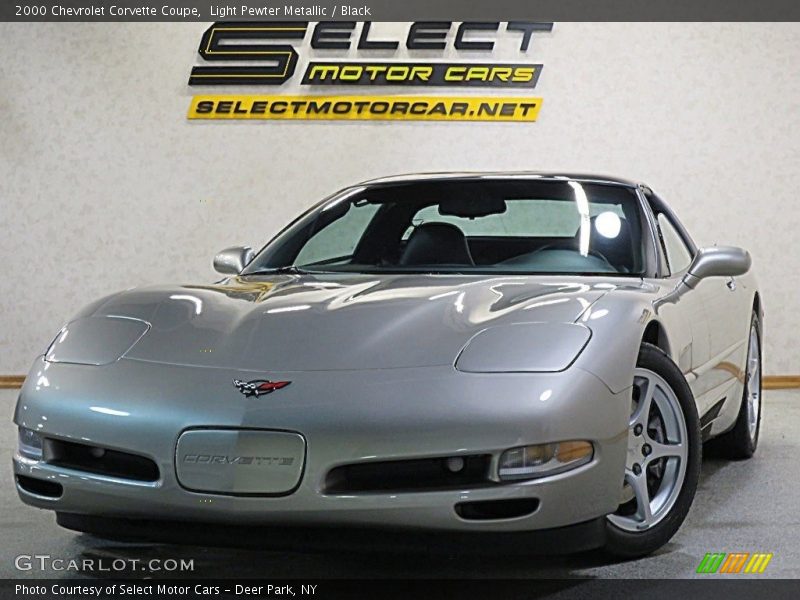 Light Pewter Metallic / Black 2000 Chevrolet Corvette Coupe