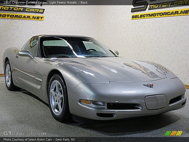 Light Pewter Metallic / Black 2000 Chevrolet Corvette Coupe