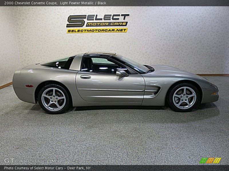 Light Pewter Metallic / Black 2000 Chevrolet Corvette Coupe