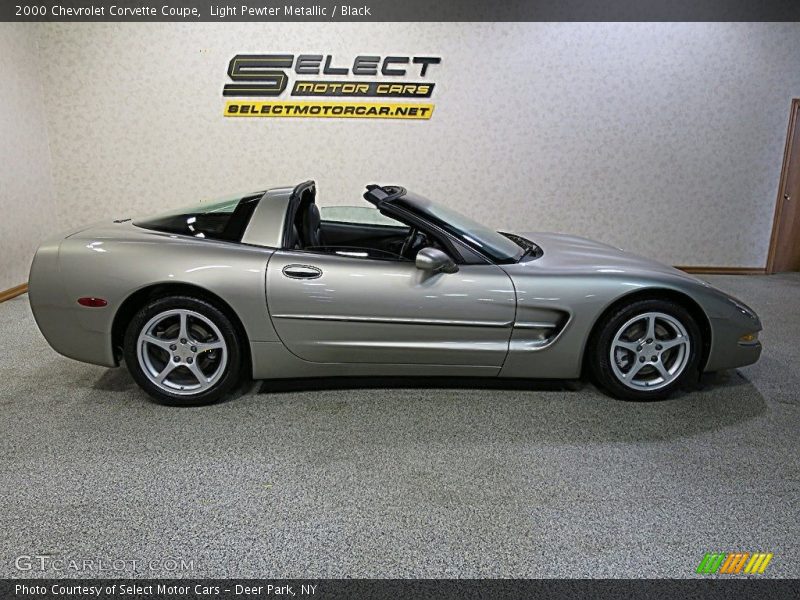 Light Pewter Metallic / Black 2000 Chevrolet Corvette Coupe