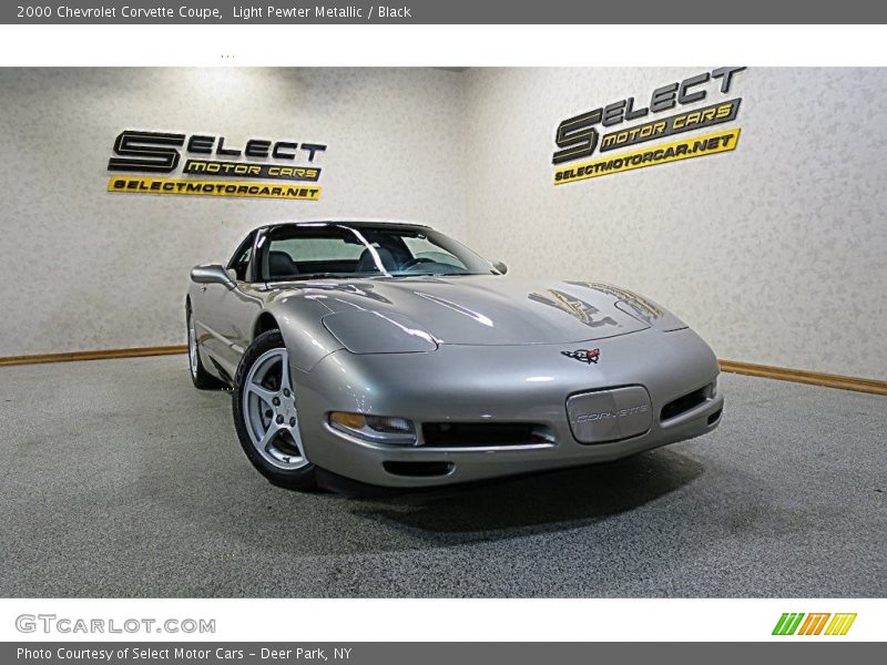 Light Pewter Metallic / Black 2000 Chevrolet Corvette Coupe