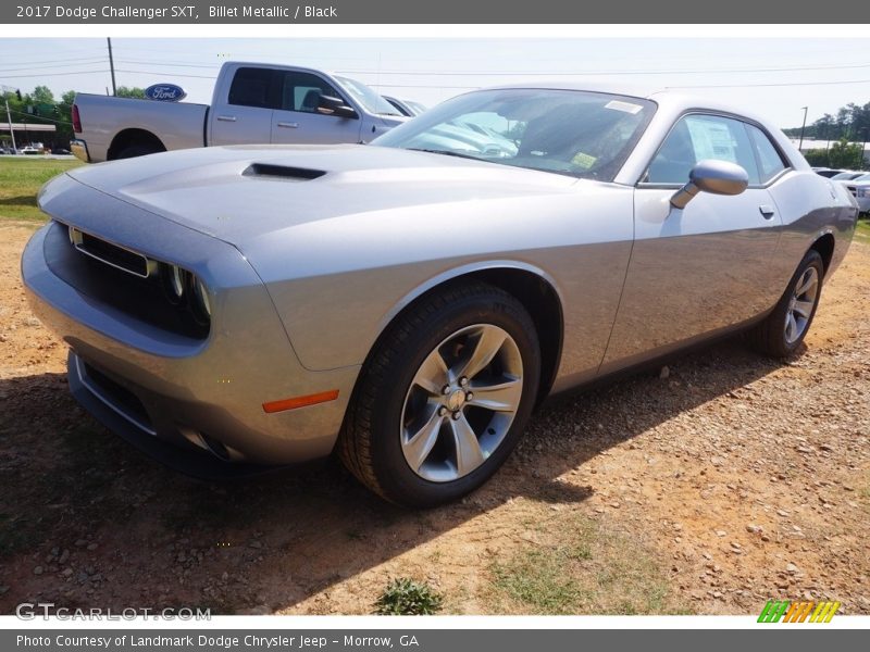 Billet Metallic / Black 2017 Dodge Challenger SXT