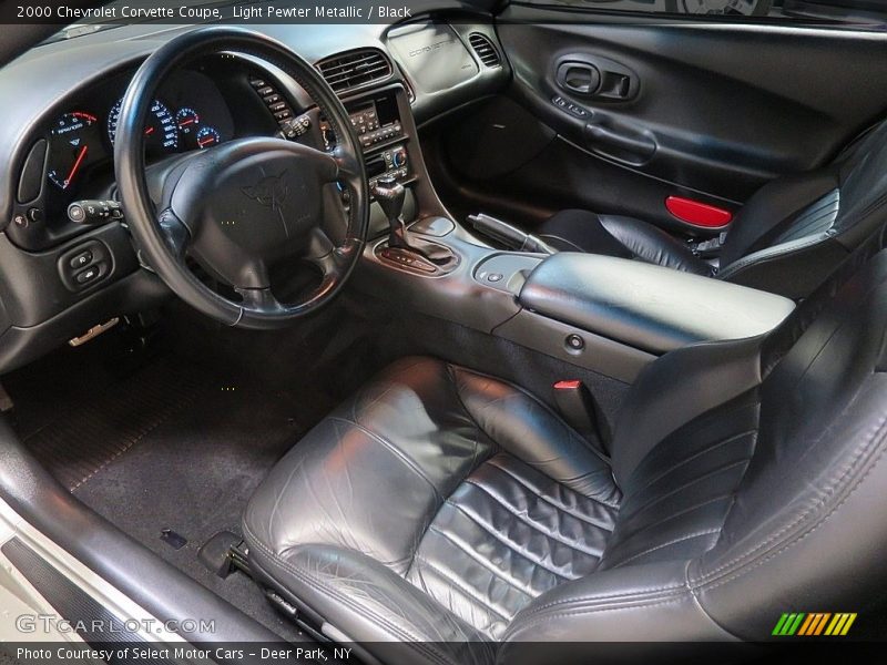 Light Pewter Metallic / Black 2000 Chevrolet Corvette Coupe