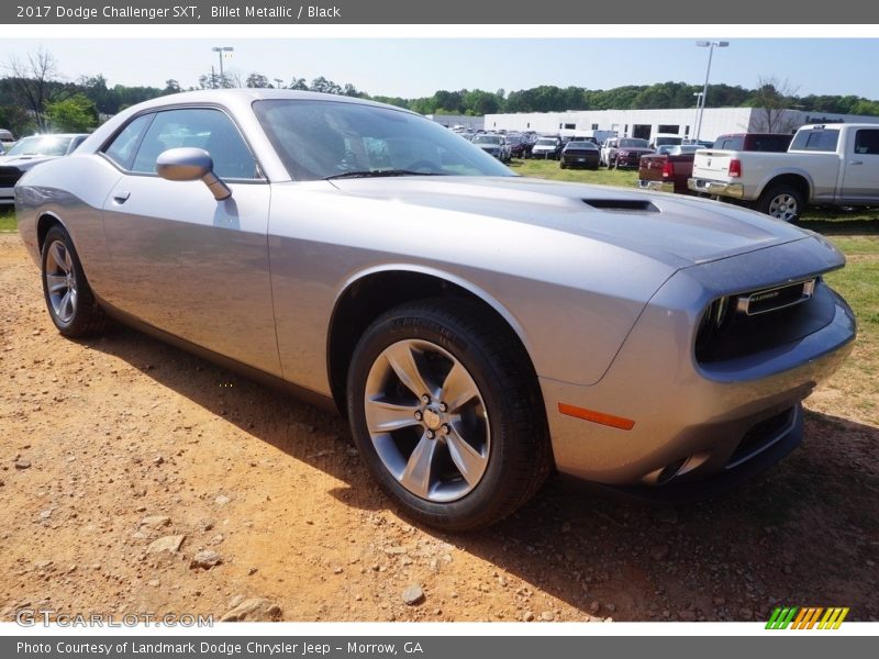 Billet Metallic / Black 2017 Dodge Challenger SXT