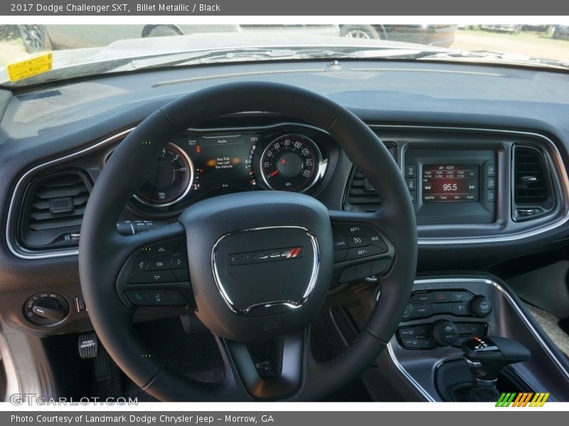 Billet Metallic / Black 2017 Dodge Challenger SXT