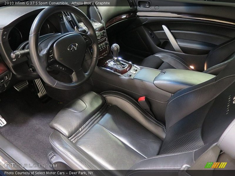 Athens Blue / Graphite 2010 Infiniti G 37 S Sport Convertible