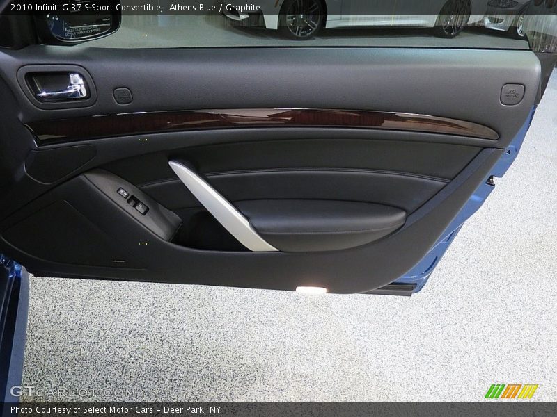 Athens Blue / Graphite 2010 Infiniti G 37 S Sport Convertible