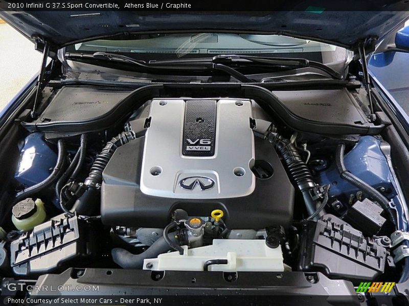Athens Blue / Graphite 2010 Infiniti G 37 S Sport Convertible