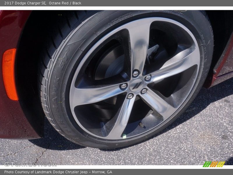 Octane Red / Black 2017 Dodge Charger SE