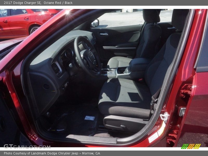 Octane Red / Black 2017 Dodge Charger SE