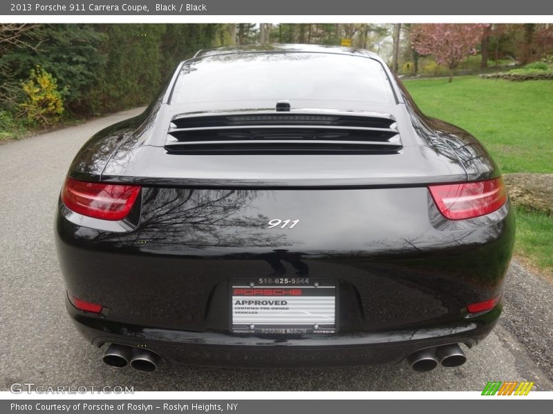 Black / Black 2013 Porsche 911 Carrera Coupe