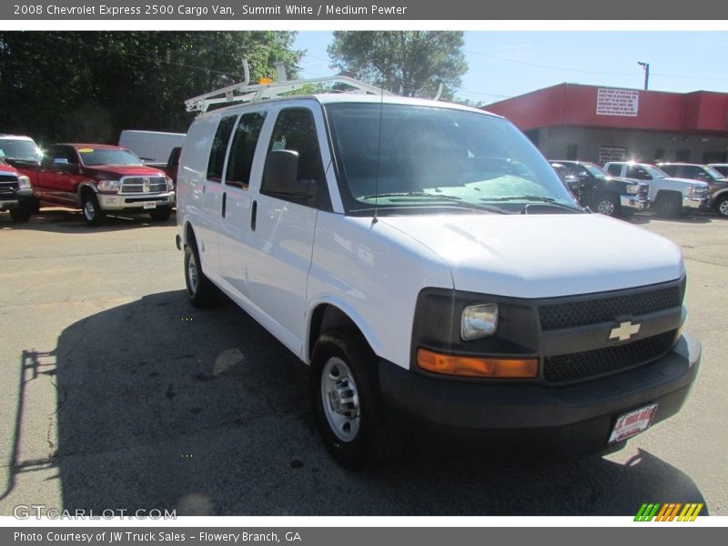 Summit White / Medium Pewter 2008 Chevrolet Express 2500 Cargo Van