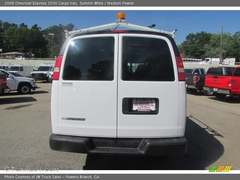 Summit White / Medium Pewter 2008 Chevrolet Express 2500 Cargo Van