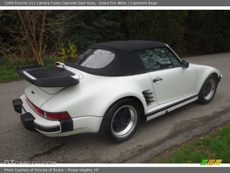  1989 911 Carrera Turbo Cabriolet Slant Nose Grand Prix White