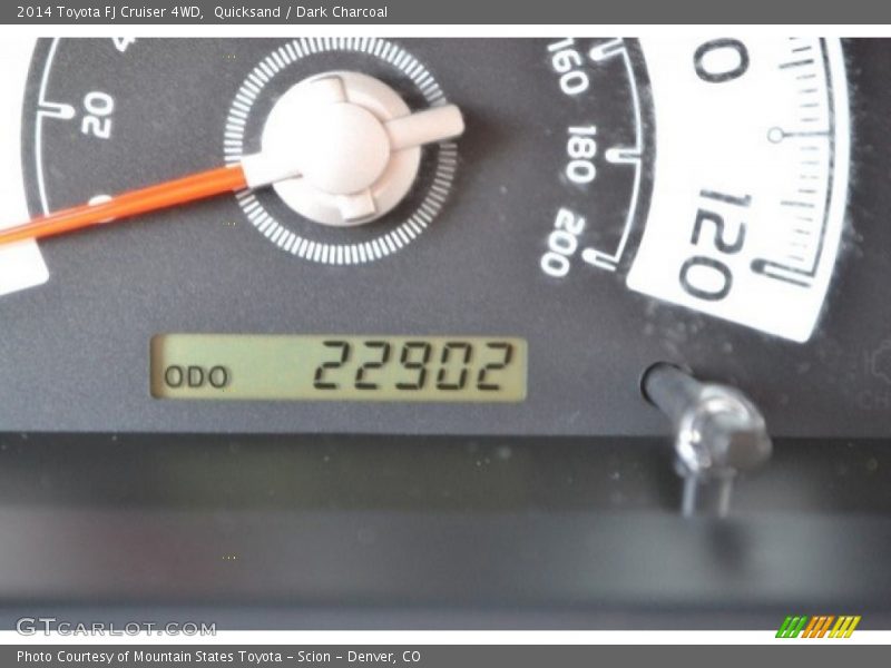 Quicksand / Dark Charcoal 2014 Toyota FJ Cruiser 4WD